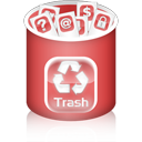 redtrashfull icon