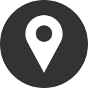 location, logo, media, social svg vector icon