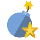 bomb,star icon
