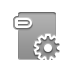 attachment,gear icon