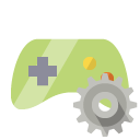 game,control,gear icon