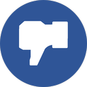 blue facebook, dislike, facebook, facebook dislike, facebook like, like icon