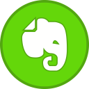 evernote, logo, sign svg vector icon