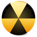 burn, nuclear icon