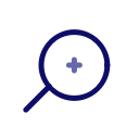 magnifier, search, zoom, zoom in, zooming svg vector icon