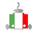 bot, flag, it, italia, italy, robot, telegram svg vector icon