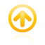 frame, navigation, up, yellow icon