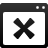 app,window,cross icon