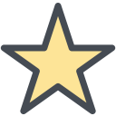 general, office, rising star, shooting star, star, starred, thin svg vector icon