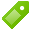 green, tag icon