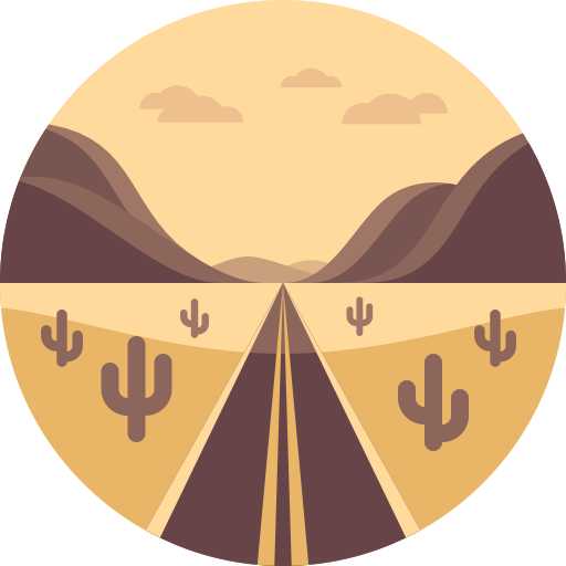 Desert svg vector icon