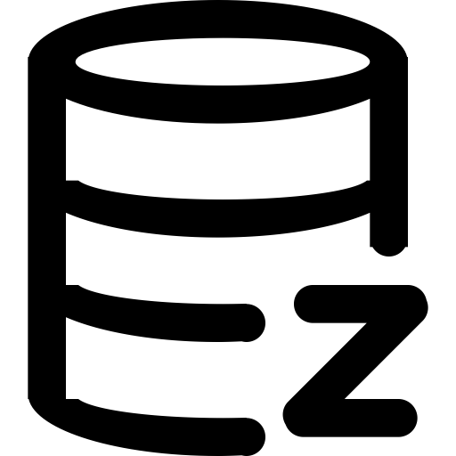 Synchronous Sub Database Model svg vector icon