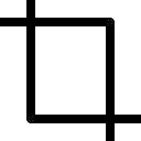 app, crop, essential, ui svg vector icon