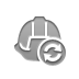 hard,hat,refresh icon