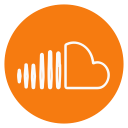 circle, outline, social-media, soundcloud svg vector icon