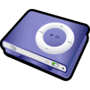 ipod,shuffle,purple icon