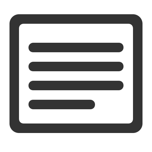 Symbol Rich Text svg vector icon
