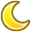 half, moon icon
