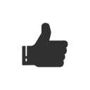 facebook, fb, like, thumbs up svg vector icon