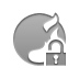 burn,disk,lock,open icon