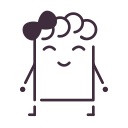 , bie, girl, sushi svg vector icon