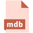 file, format, mdb svg vector icon