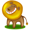 lion,animal,cartoon icon