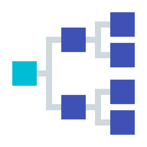Genealogy svg vector icon