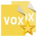 file,format,vox,star icon