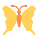 butterfly, flutter, insect, monarch, moth, serenity, spring svg vector icon
