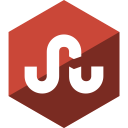gloss, hexagon, media, social, stumbleupon svg vector icon