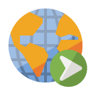 world,right icon