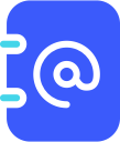 addres, address, book, education, learning, reading, study svg vector icon