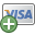card,visa,add,pay,payment,plus,check out,credit card icon
