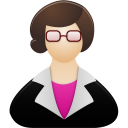 female, girl, teacher, woman icon
