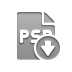 file,format,psd,down icon