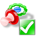 pacifier,ok,right,yes,correct,next,forward,arrow icon