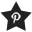 pinterest, star icon