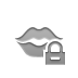 kiss,lock icon