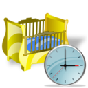 cradle,clock,alarm,time,history,alarm clock icon