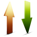 bandwidth, download, process, upload icon