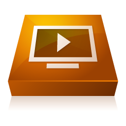 adobe,media,player,shaded icon
