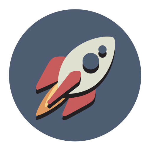 Rocket svg vector icon