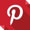 logo, media, pinterest, social, social media, square svg vector icon