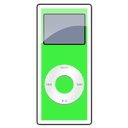 2g, green, ipod, nano icon