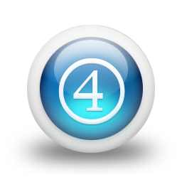 glossy,blue,orb icon