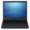 laptop,black,computer,notebook icon