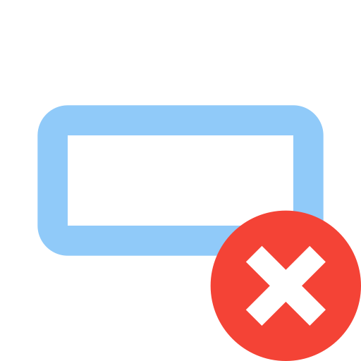 Delete Row svg vector icon