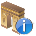 arcodeltriunfo,info,information,about icon