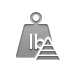 weight,pound,pyramid icon